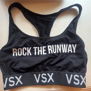 VSX Black 'Rock the Runway' Sports Bra